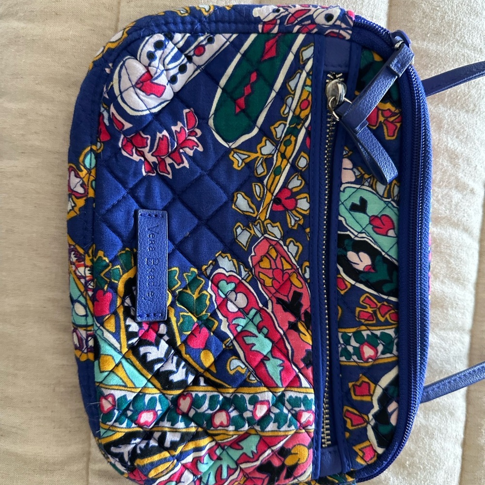 Vera Bradley Blue Floral Crossbody Bag